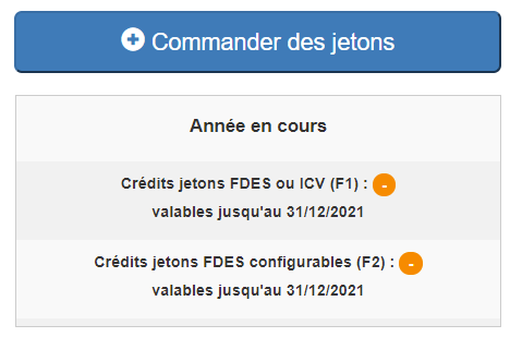 Commander des jetons